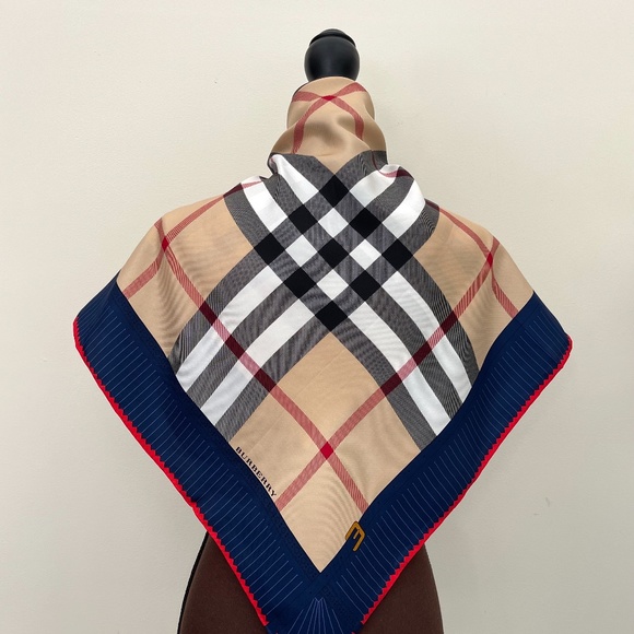 Display #2 Burberry Silk Scarf - Picture 6 of 13